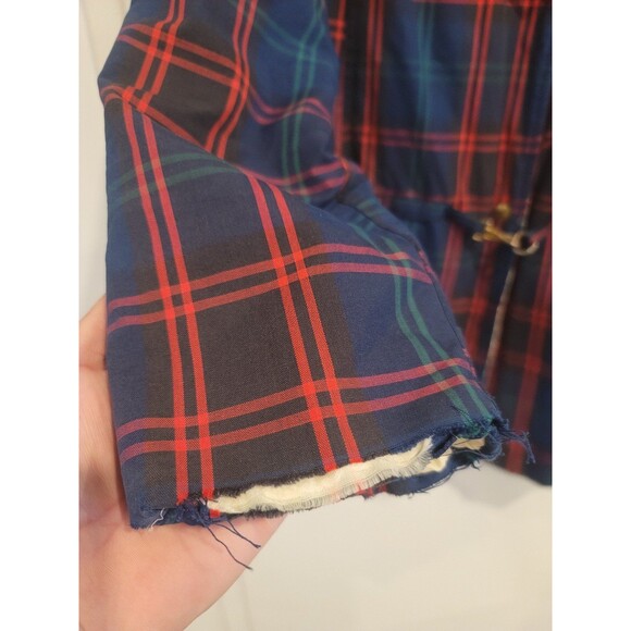 Original 1950s Vintage Blue And Red Plaid Thermo Jac Padded Jacket - Picture 3 of 12